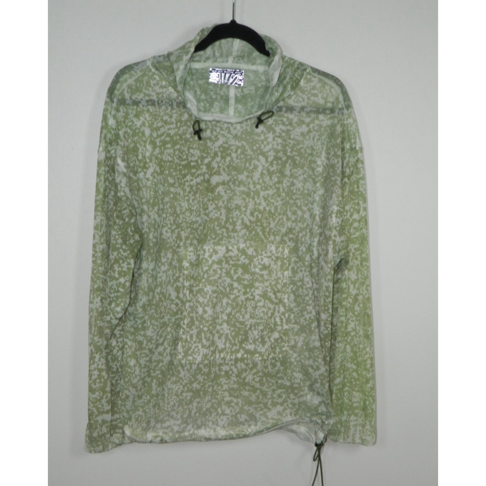 Geek Out Store Hoodie Medium Green Mesh Heat Reactive Color Changing Japan